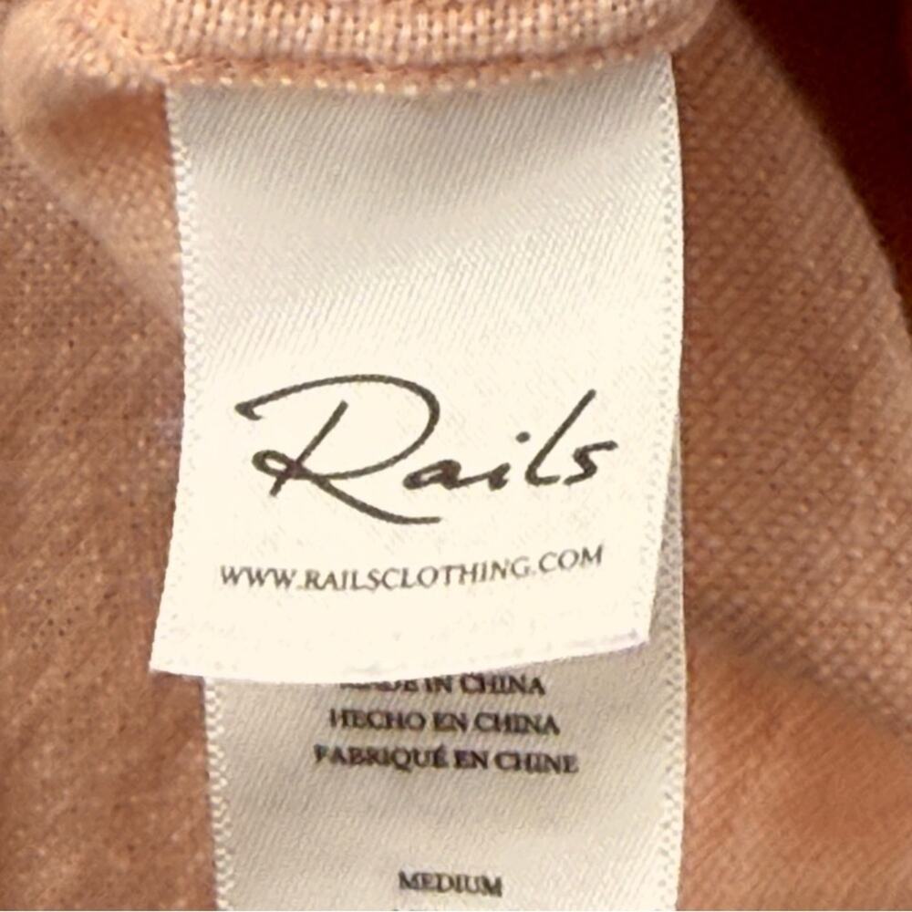 Rails Men’s Wyatt Button Down Shirt in Ebi 100% Cotton Lightweight Size Medium - Picture 11 of 14